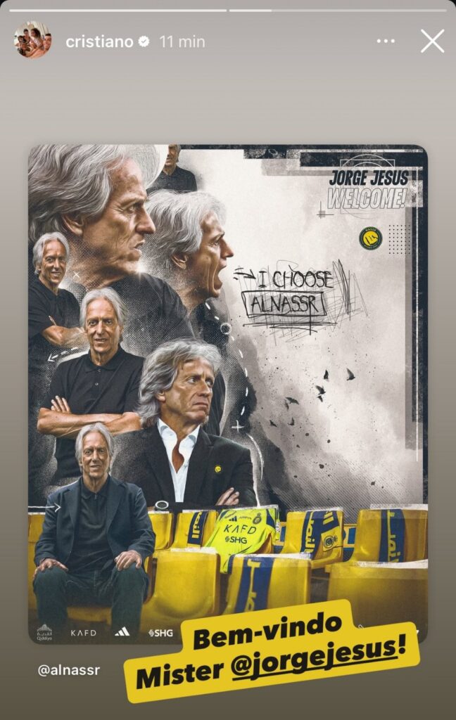 Mensagem Ronaldo Jorge Jesus