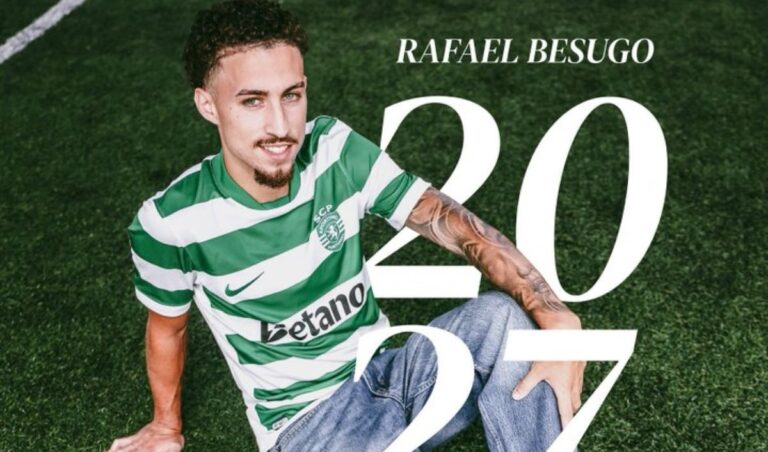 Rafael Besugo renova contrato com o Sporting