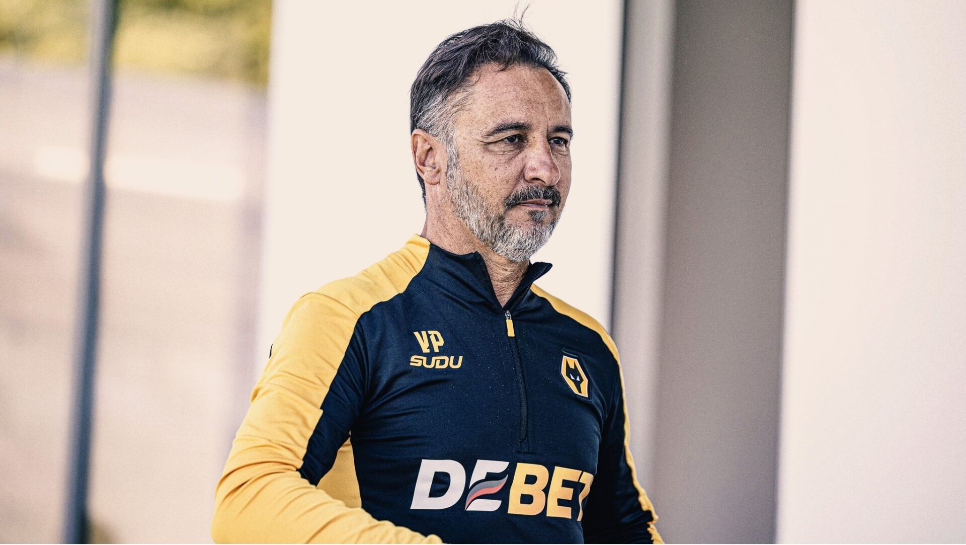 Vítor Pereira no treino do Wolverhampton