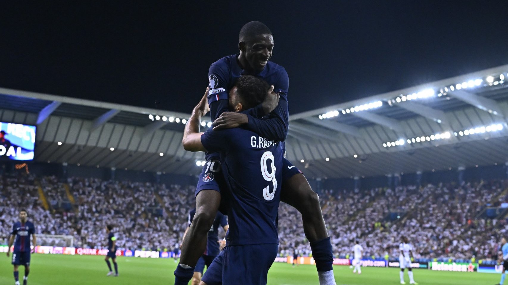 Gonçalo Ramos e Ousmane Dembélé