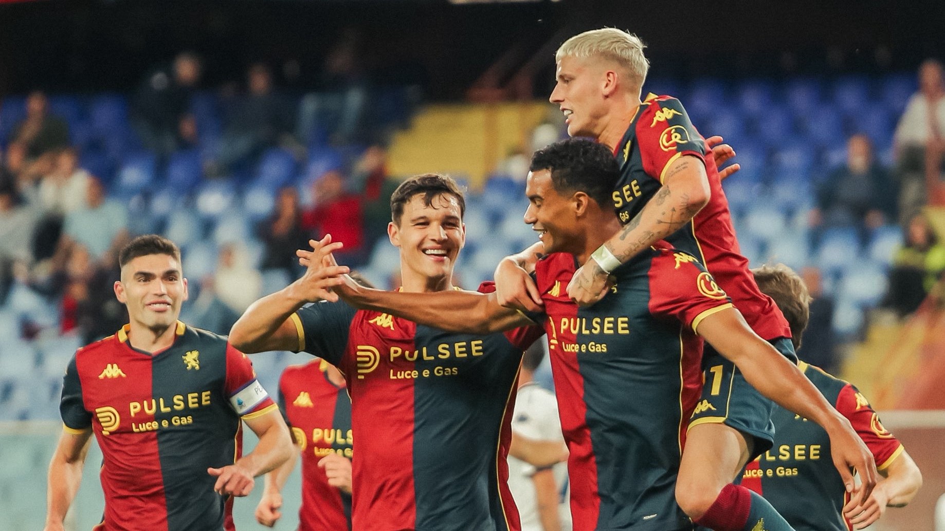 Jogadores do Genoa